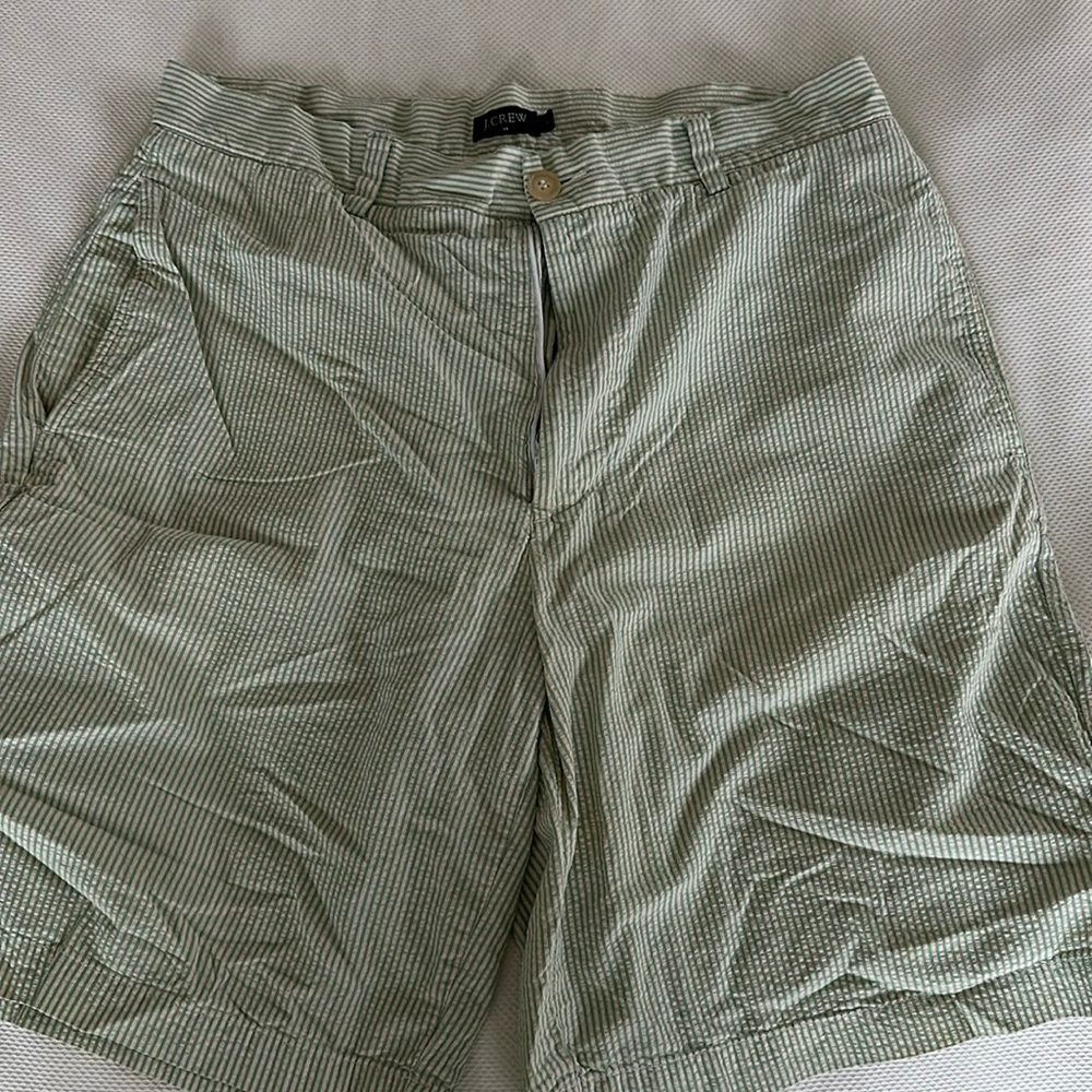 Mint J.crew seersucker shorts